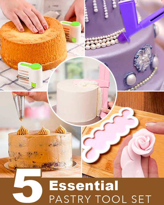 5 Pastry Essential Tool Set